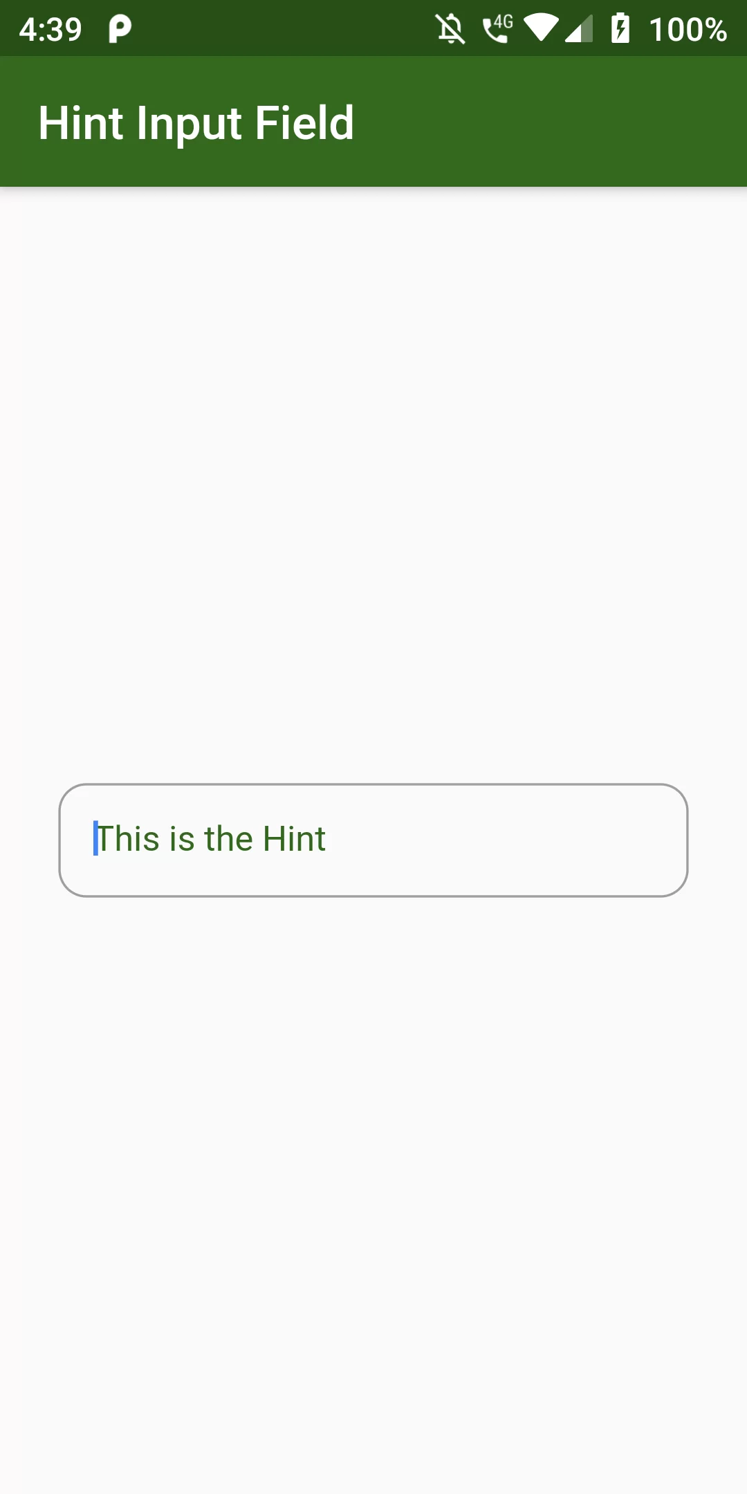 How To Create Text Field Input With Hint Using Flutter App