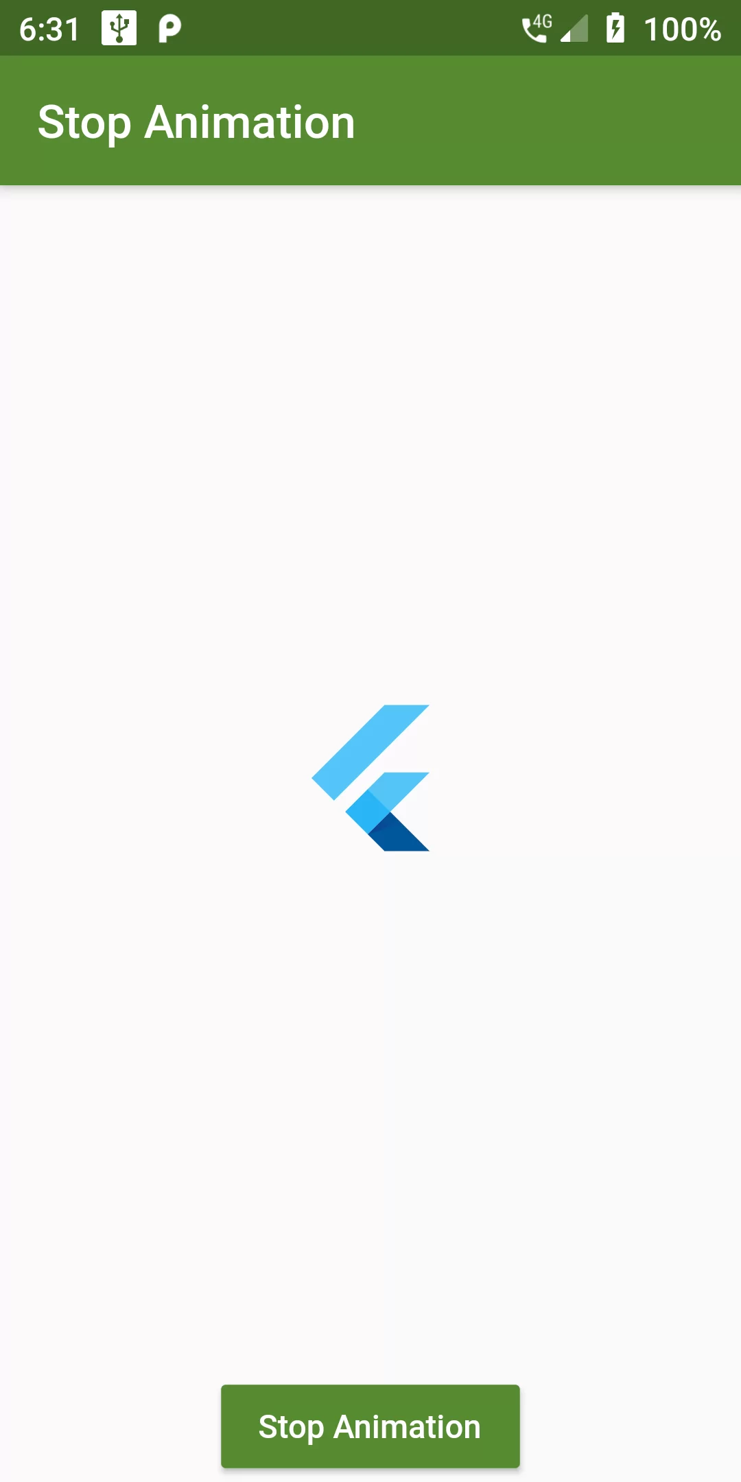 How To Stop Or Cancle A Running Animation In Flutter