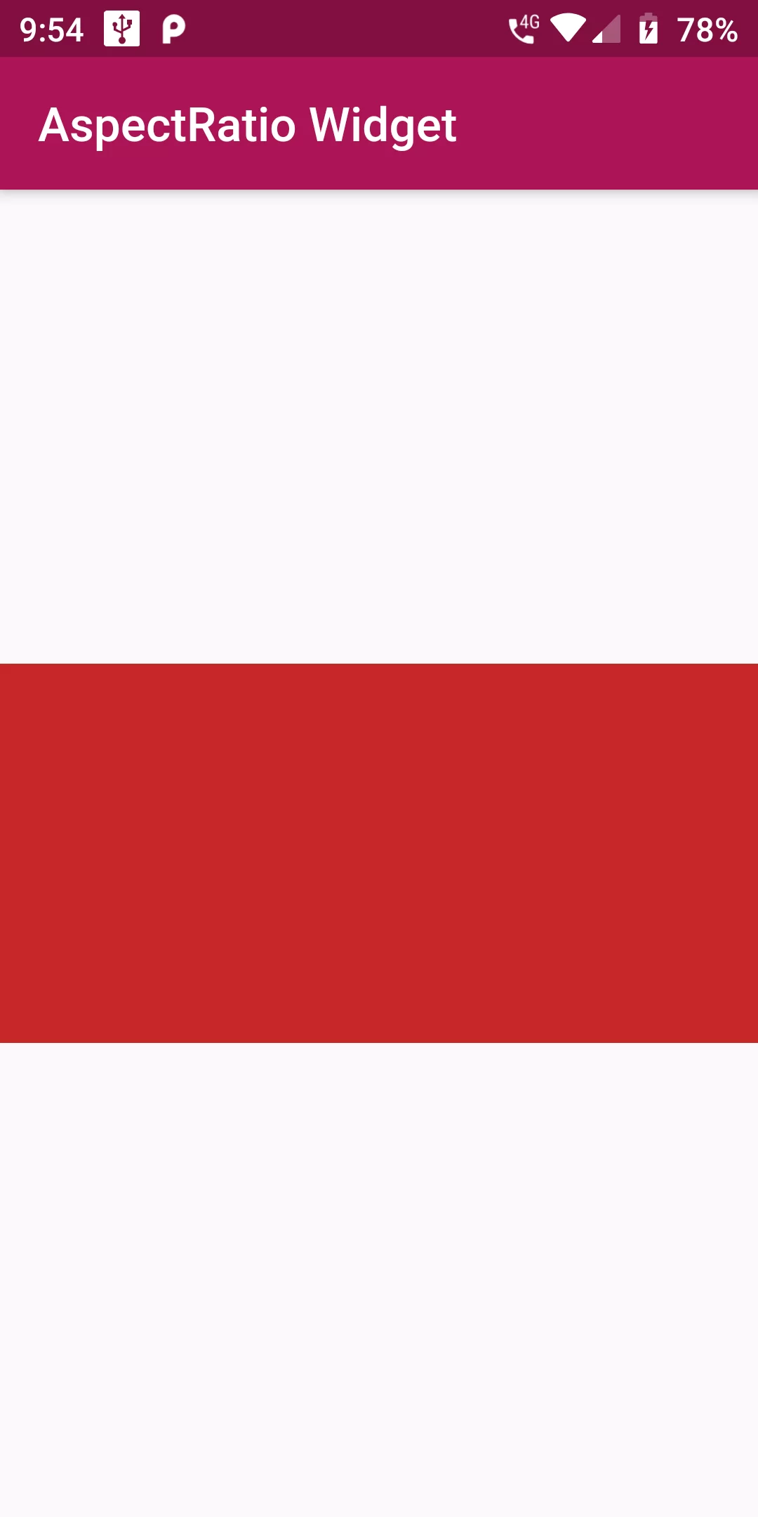 How To Use Aspect Ratio Widget Using Flutter Android