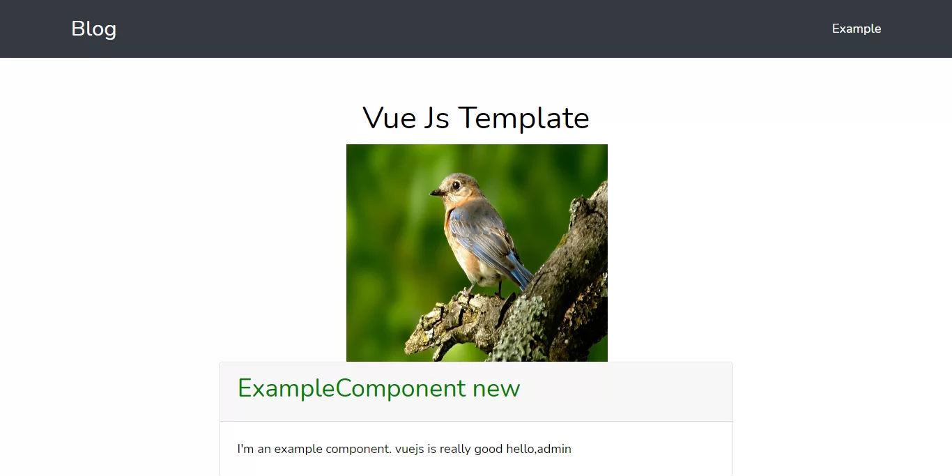 How Do I Create Templates Using Vue JS And Laravel