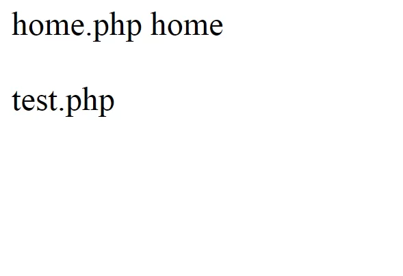 File name from a  path in php