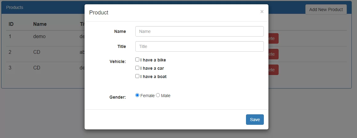 How To Insert Radio Button Value Using Ajax In Laravel