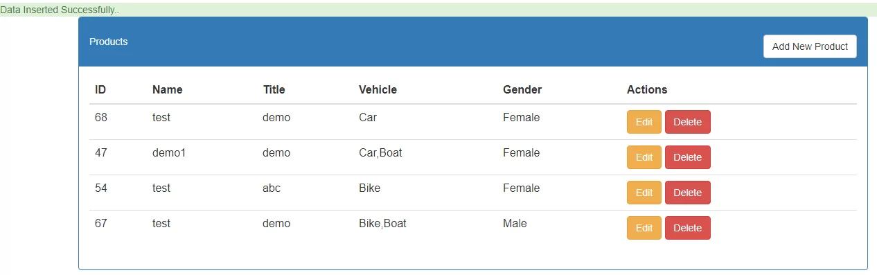 How To Insert Data Without Refreshing Page Using Ajax In Laravel