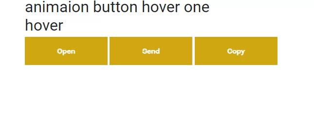 How To Make Animation Button Hover One Using CSS